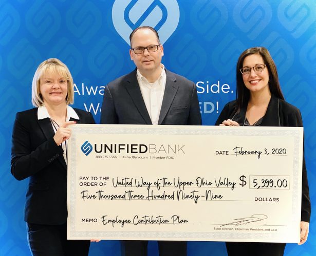 Unified Bank Makes Donation to United Way | News, Sports, Jobs - The ...